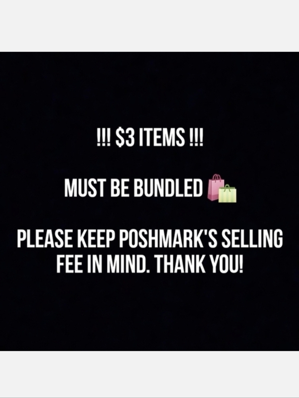 $3 Items - Bundle Only Please! 🛍